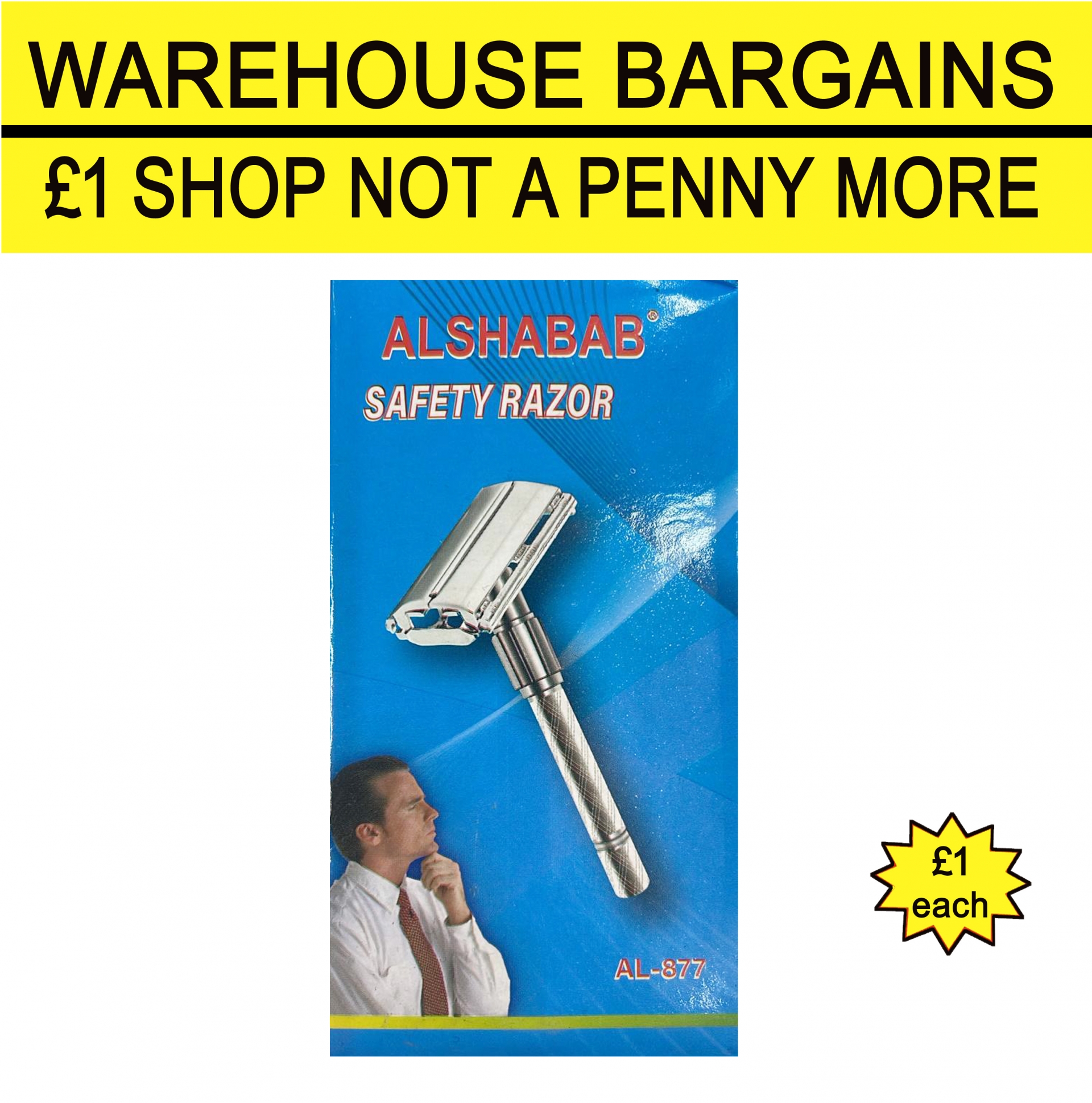 Alshabab Silver safety Razor