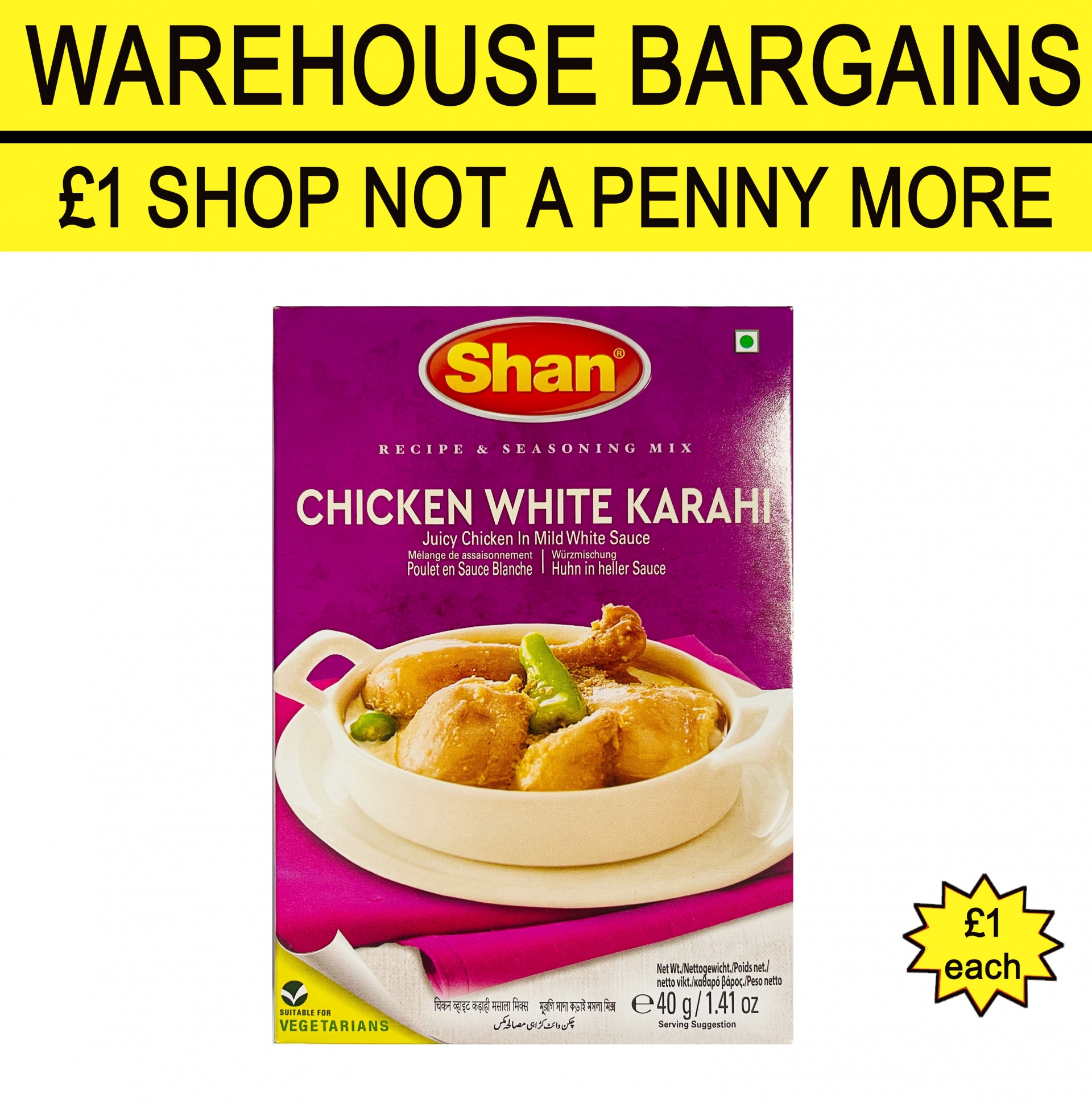 Shan Chicken White karahi Masala