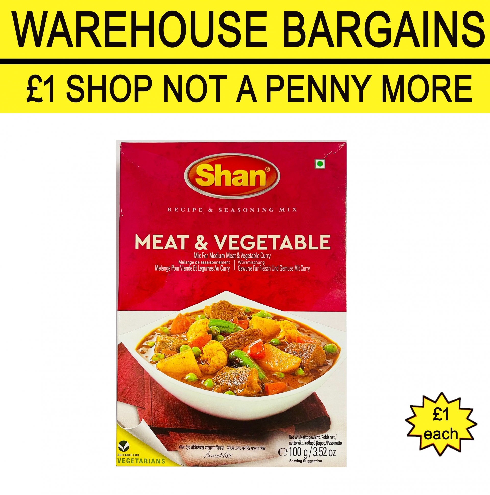Shan meat & Vegetable Masala
